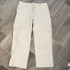 Haggar Stretch Khaki Cargo Pants 36x30